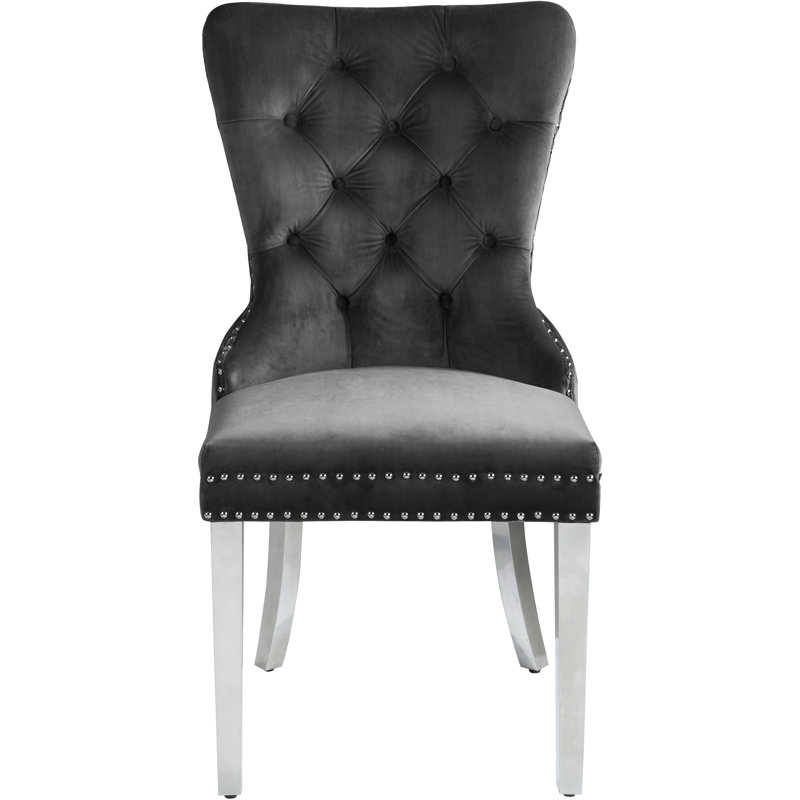 Rosdorf Park Rosado Tufted Velvet Side Chair & Reviews Wayfair